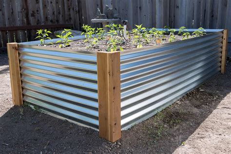 garden box ideas with metal|metal above ground planter boxes.